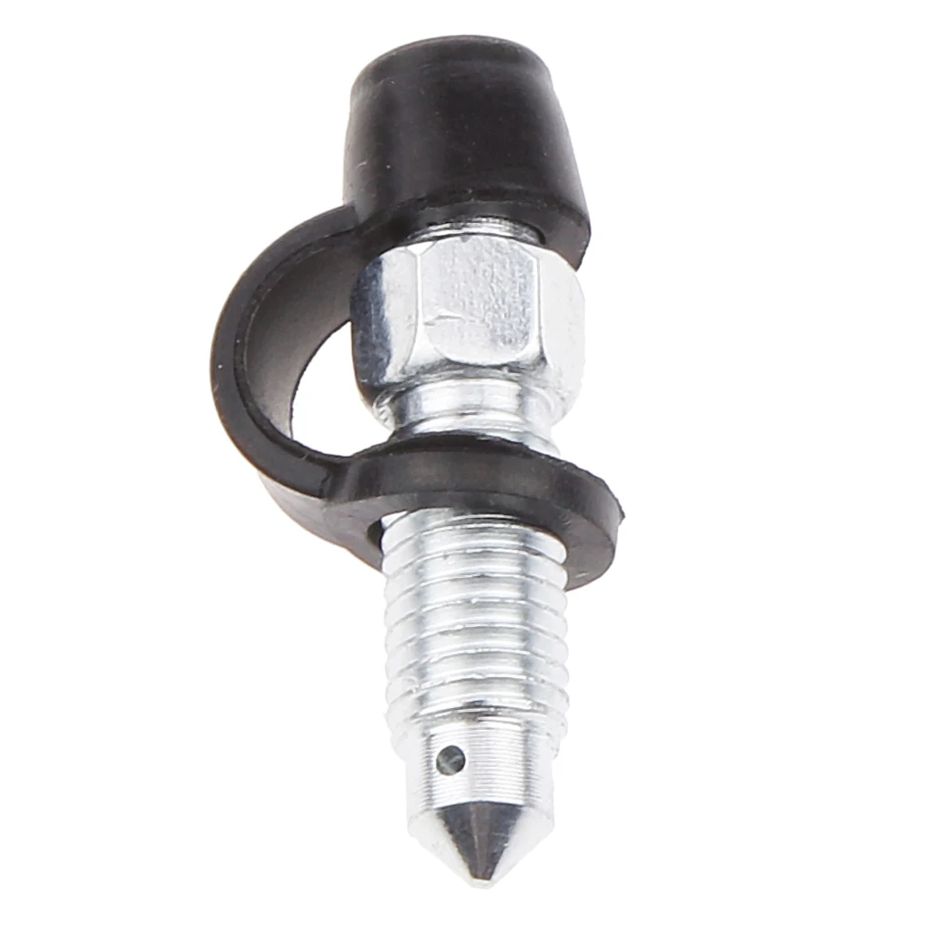 7mmx1.00mm Bleed Nipple Motorcycle Brake Calipers Stainless Steel Screw Motor Accessory For Most Honda's / Yamaha Motorcycle etc