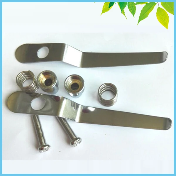 

6.7cm Microscope Stainless Steel Tablet Working Stage Presser Holder Slides Clips