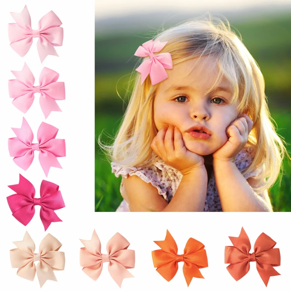 20pcs Kids Baby Girls Toddler Flowers Hair Clip Bow Accessories Hairpin 