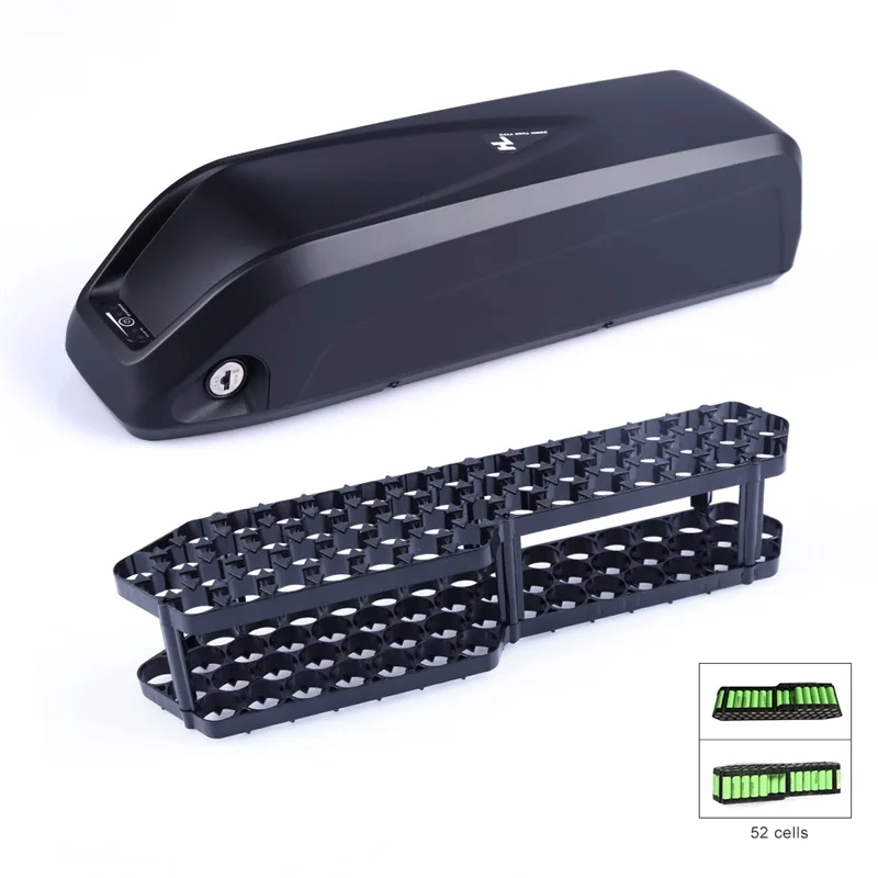 Perfect Lithium Battery Box 36V/48V Electric Bicycle Li-ion Batteries Pack Case 18650 cell Case E-bike Holder for Hailong 1