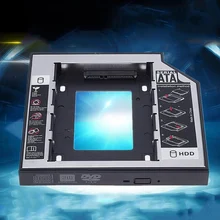 Универсальный жесткий чехол SATA 3,0 2nd HDD 9,5 мм для 2," 2 ТБ SSD корпус жесткого диска с светодиодный для ноутбука DVD-ROM Оптический отсек