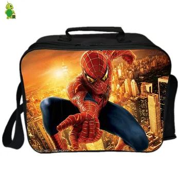 

2019 New Super Hero Spiderman Lunch Bag Fresh Keeping bag Insulation Thermal Lunch Bag Icepack Women Men Picnic Bag