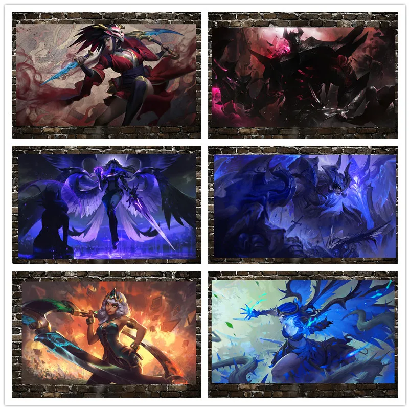 

League of Legends Game Poster Anime Canvas Decorative Paintingcanvas Decorative Painting Wall Stickers Home Decoration Supplies
