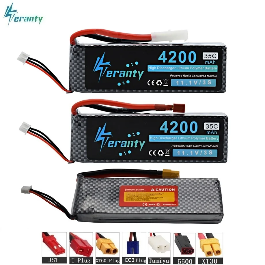 

Original 11.1v 4200maH 35c max 45c For RC helicopters Airplanes Four axis aircraft power 3S battery 11.1v Lipo battery 3Pcs/lots