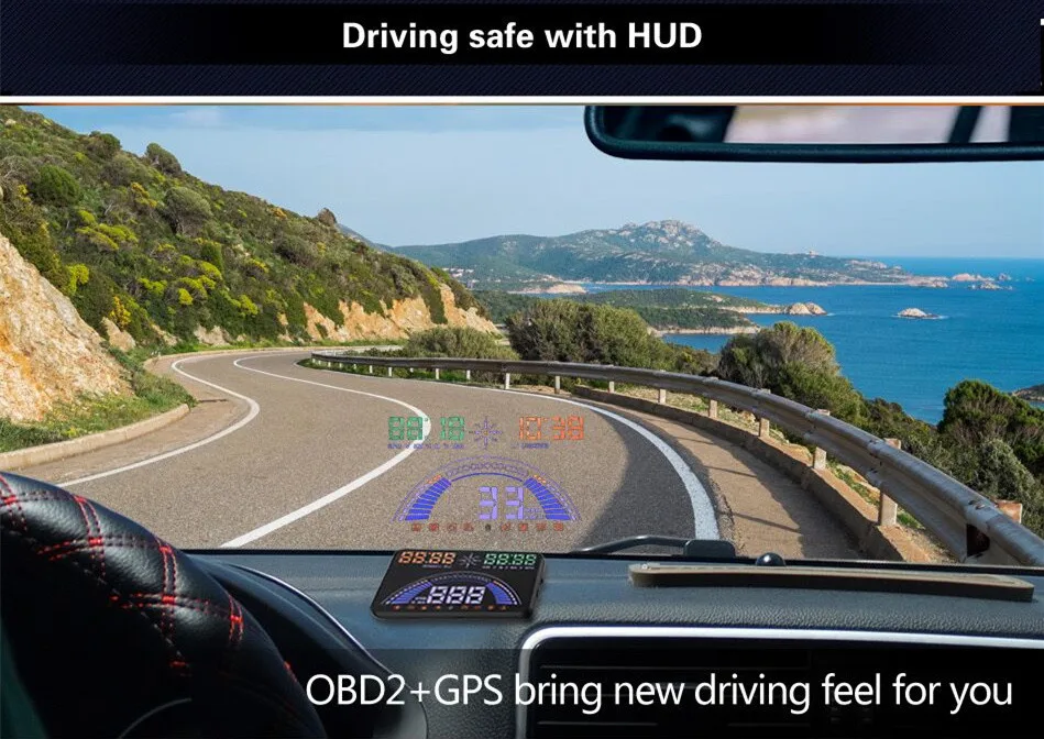 XYCING дисплей OBD2 автомобильный HUD gps проектор лобового стекла цифровой измеритель 5,8 дюймов HUD Дисплей автомобильный диагностический спидометр