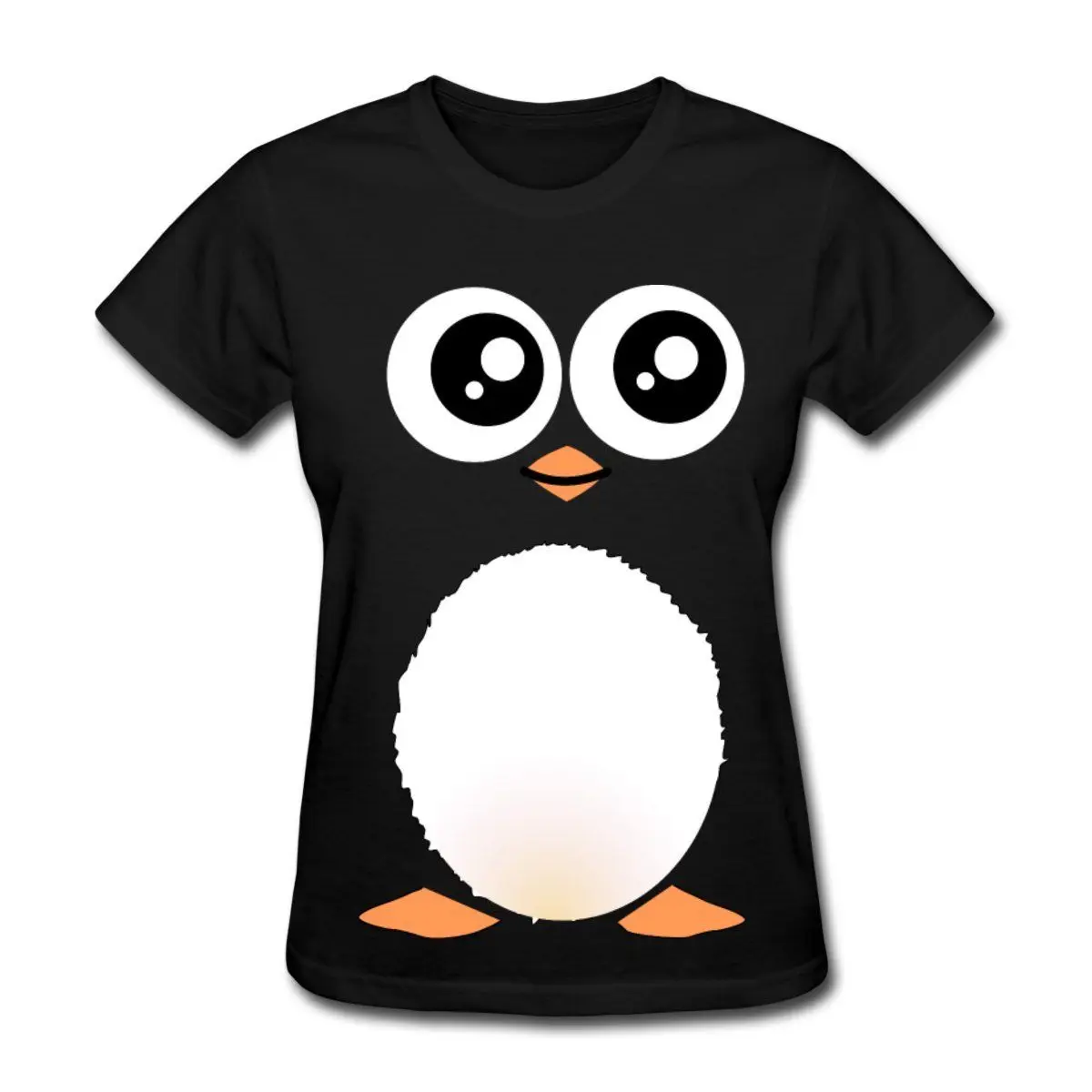 

Cute Penguin Women's T-Shirt For Lady Hip Hop Tee Shirt Women Women Funny Shirts Cotton Tops Shirt Girl T Shirt Hot Sale