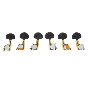 

Machine Heads Tuner Peg Tuning Key 3L 3R Closed Replacement for Electric Guitar