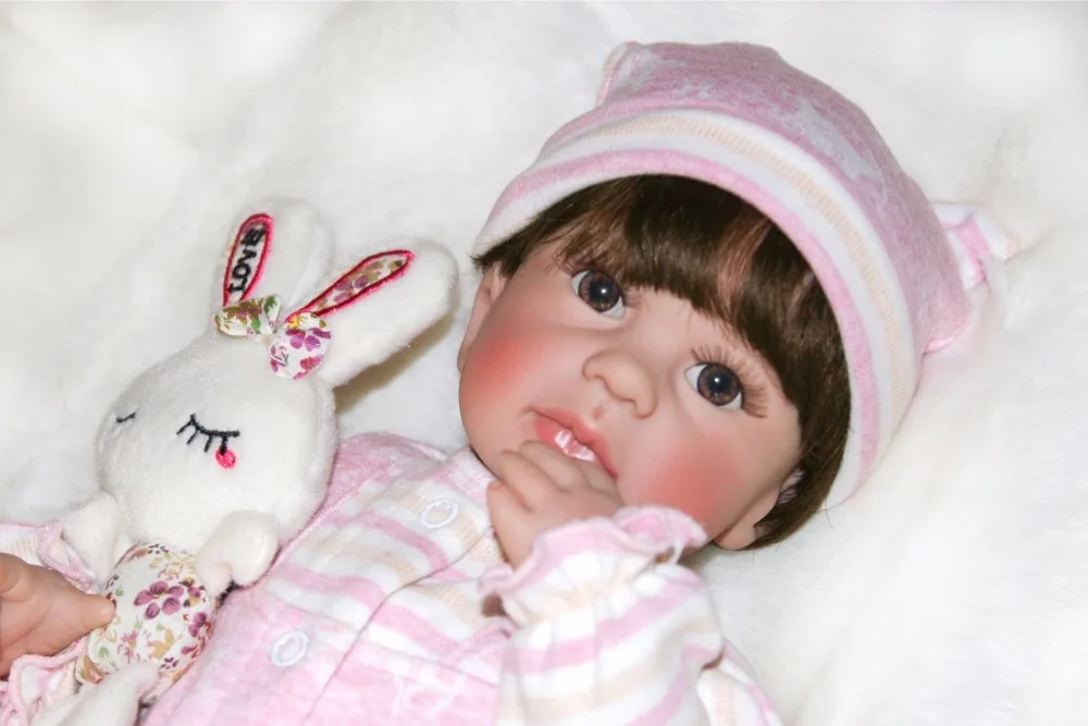 40 см Силиконовая виниловая Кукла Reborn Baby Doll, 16 дюймов, кукла для новорожденных девочек, игрушка для ванны, подарок на день рождения, подарок для ребенка, игра