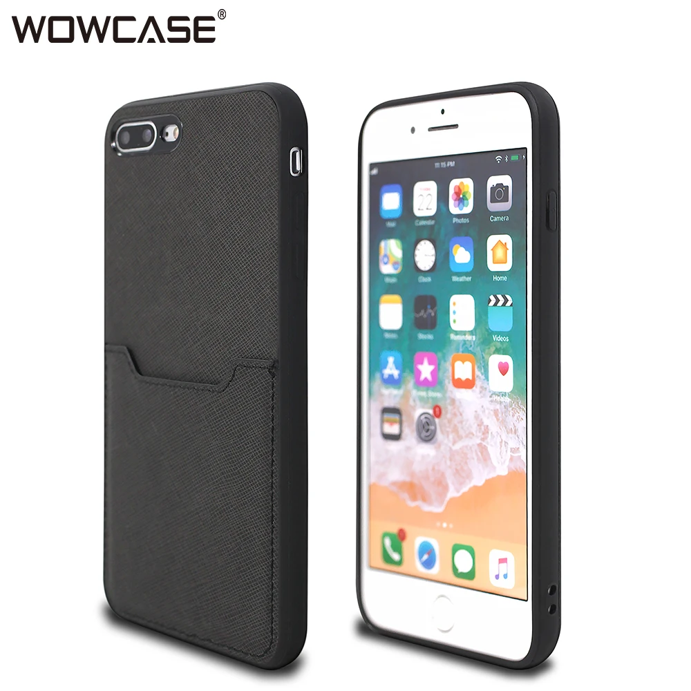 

For iPhone 8 Case Luxury Wallet Card Slot Ultra Slim Silicone Phone Cases For iPhone 7 8 Plus Armor Protective Back Cover Fundas