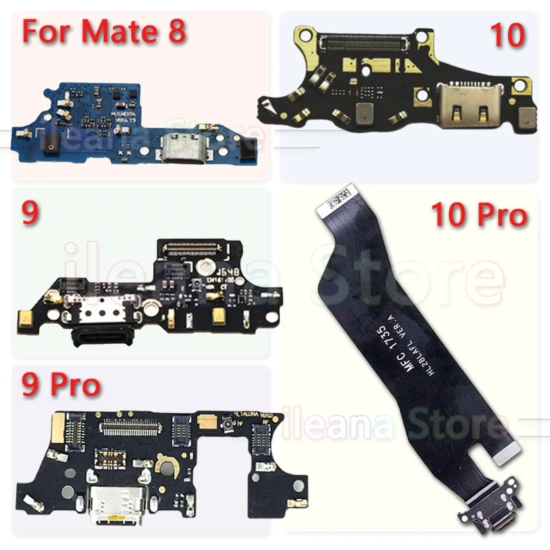 USB зарядное устройство плата гибкий для huawei mate 10 9 8 7 Pro порт разъем зарядная док-станция гибкий кабель для mate 7 8 9 10 Pro запасные части