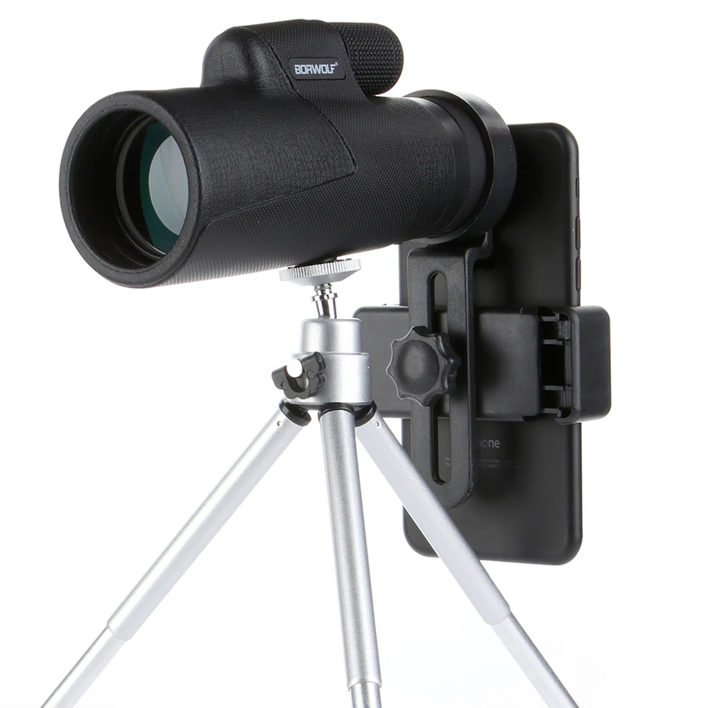 Borwolf 10X42 Монокуляры BAK4 Prism FMC оптические линзы высокой мощности для охоты