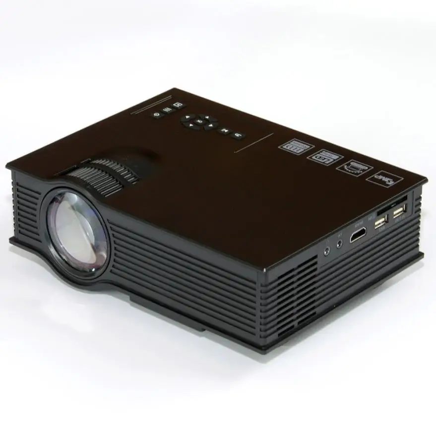 

HIPERDERL Smart Home New UC40+ Pro LED Home Theater Cinema Game Projector HD 1080P HDMI VGA USB Play Au1