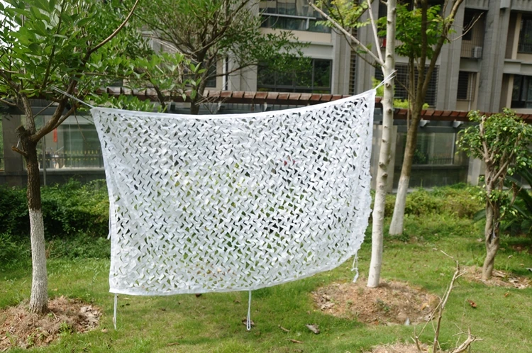 

VILEAD 8M x 8M (26 x 26FT) Snow White Digital Camouflage Net Military Army Camo Netting Sun Shelter Sun Shade Sail Camping Tent