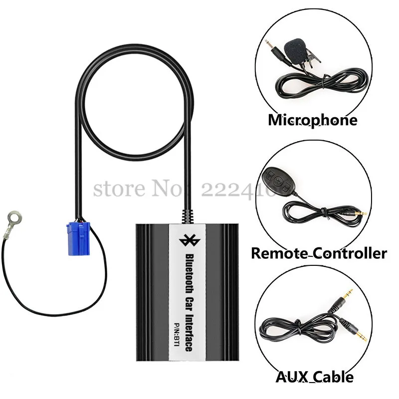 Качественный Автомобильный Bluetooth A2DP адаптер для VW Skoda Seat 8Pin 12Pin разъем интерфейс MP3
