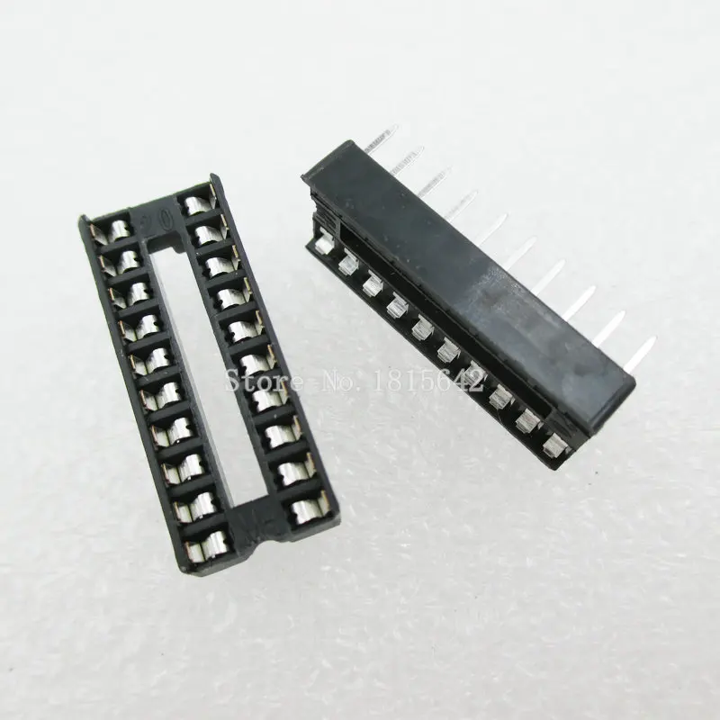 20PCS/LOT 20 Pin DIP SIP IC Sockets Adaptor Solder Type Narrow ic