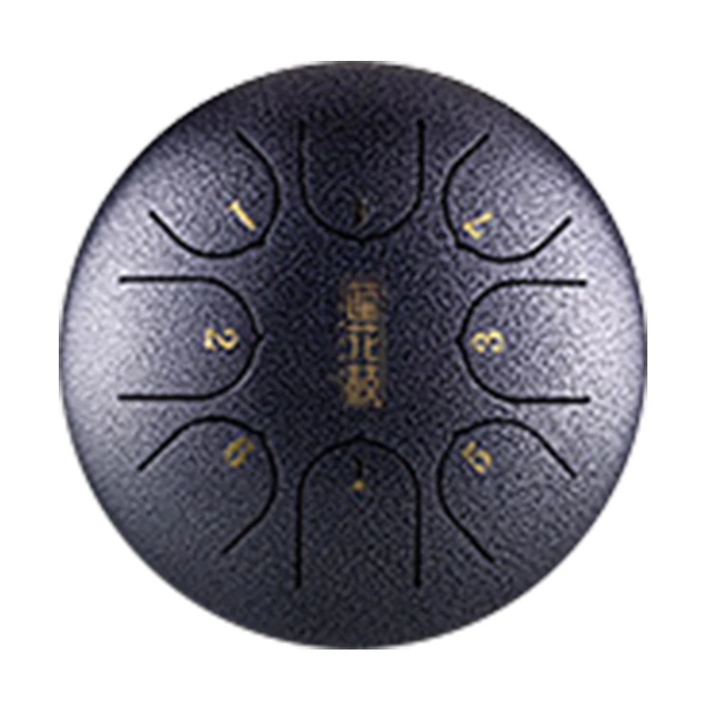 

6 Inch 8 Notes Hand Pan C Key Instrument Gift Tank Steel Tongue Drum G Tune Carry Percussion Mini Professional With Mallets
