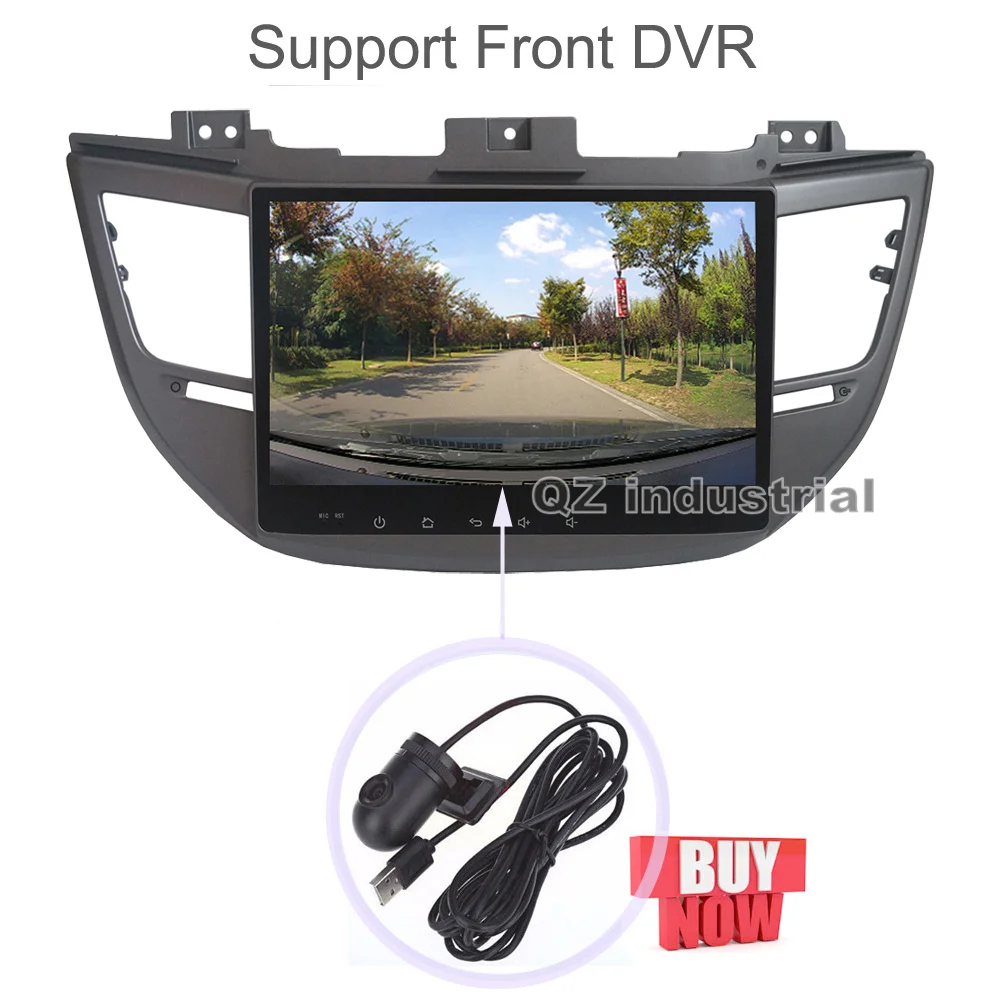 Flash Deal QZ industrial HD 10.1inch Android 8.1 T3 Car radio DVD player for Hyundai Tucson 2015-2017 with BT GPS 3G 4G WIFI SWC RDS Map 12