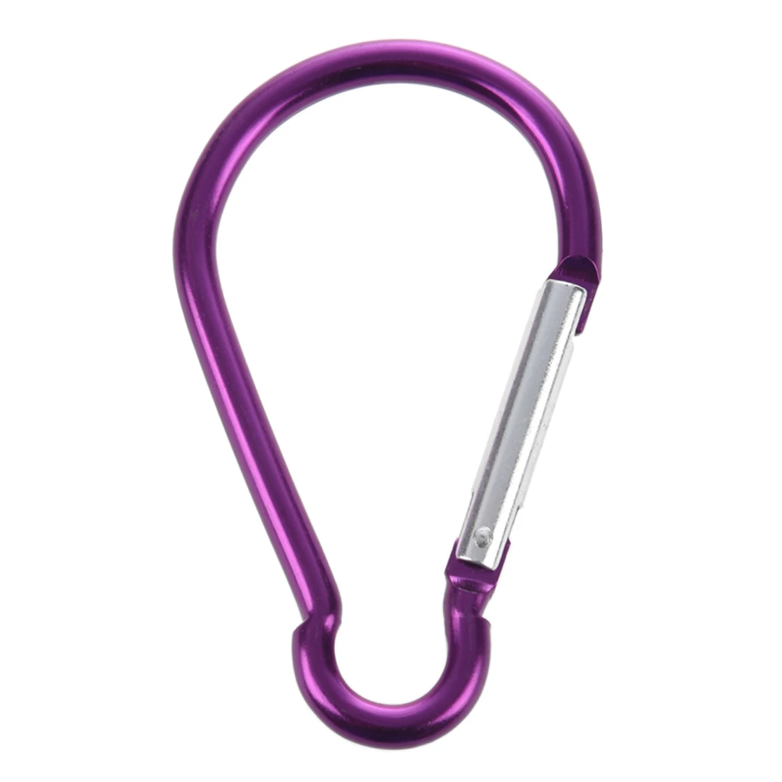 

Large D Shaped Aluminum Carabiner Bi-colored Clip Hook for Hiking Camping