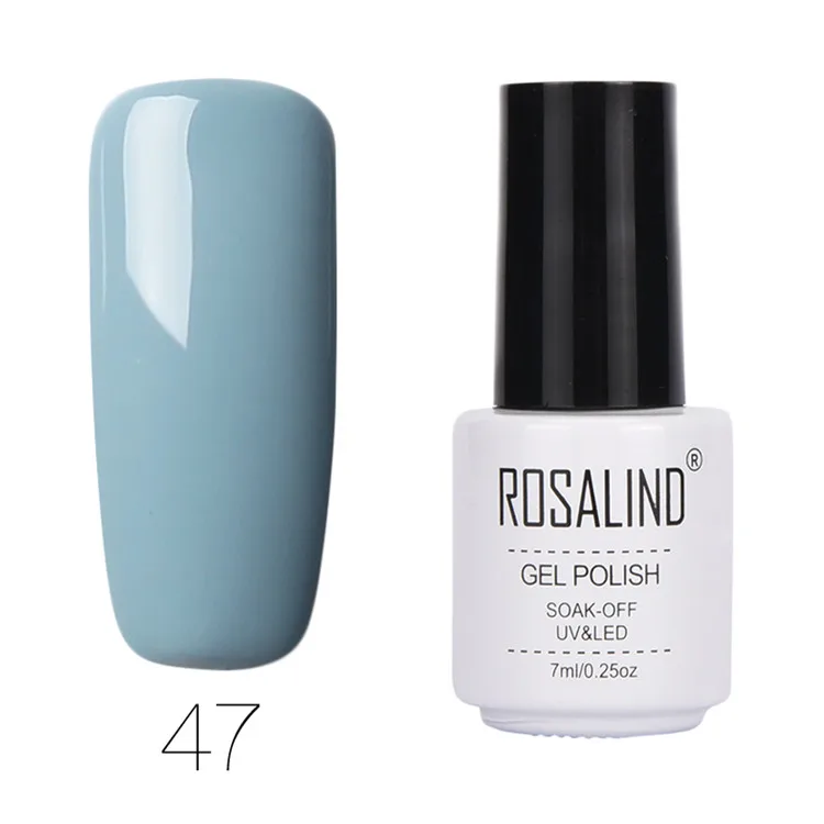 47 Rosalind 7ml Pure colors gel varnish Semi Permanant UV Long Lasting for nail art Gel nail polish Need LED lamp gel lacquer - Цвет: 47
