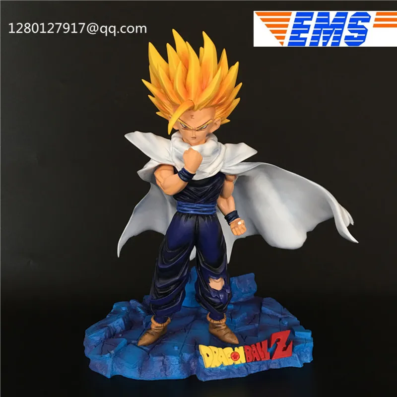 Статуя аниме Dragon Ball Z Son Gohan Super Saiyan 2 GK полная длина портрет резиновая фигурка героя Коллекционная модель игрушки Q346