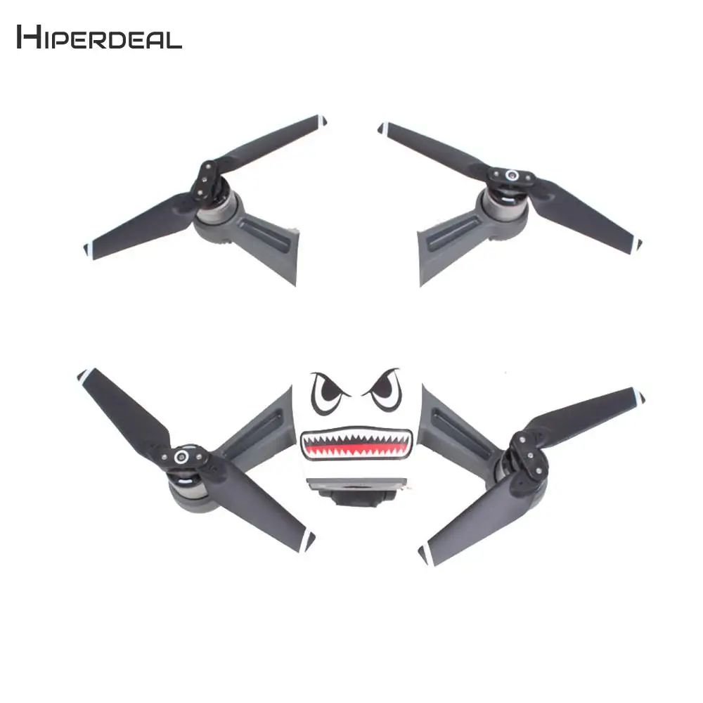 

HIPERDEAL 2PC Eyes Skin Camera Drone Decals Shark Sticker Flim Decal Waterproof For DJI Spark Mavic Pro Drone Fashion Hot Kit