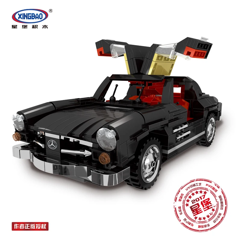 

XingBao 03010 in Block 825Pcs Creative MOC Technic Series The Photpong Car Set Education Building Blocks Bricks Toys Model Gifts