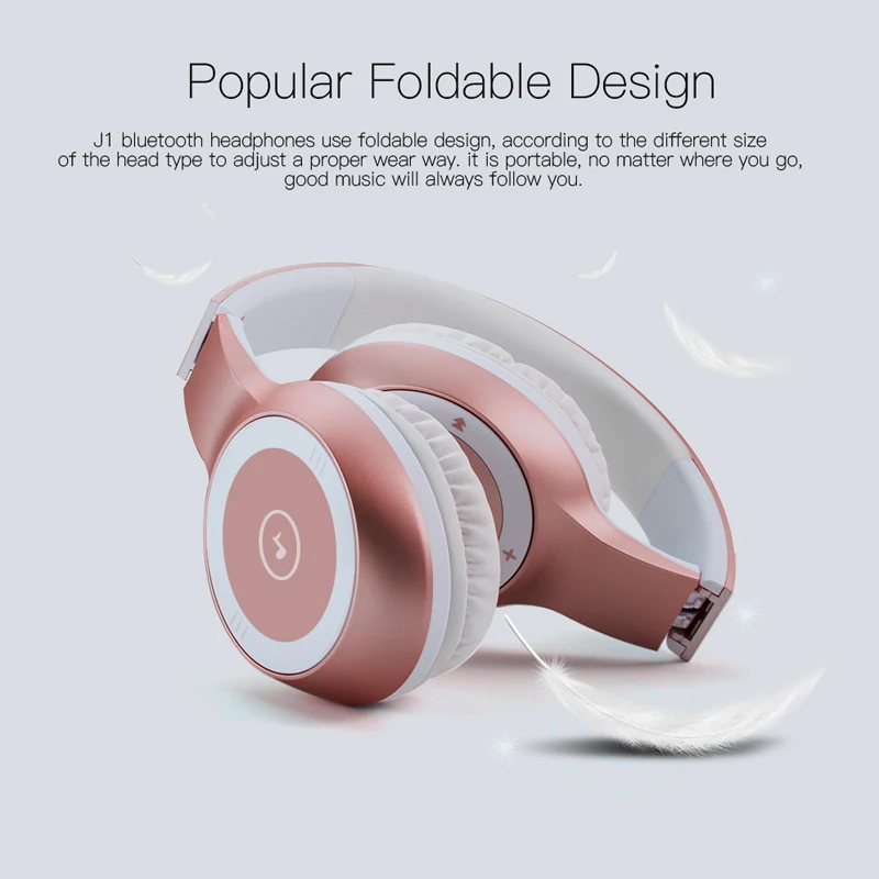 Qcy J1 Беспроводной Bluetooth Игровые наушники с микрофоном Поддержка TF стерео звук