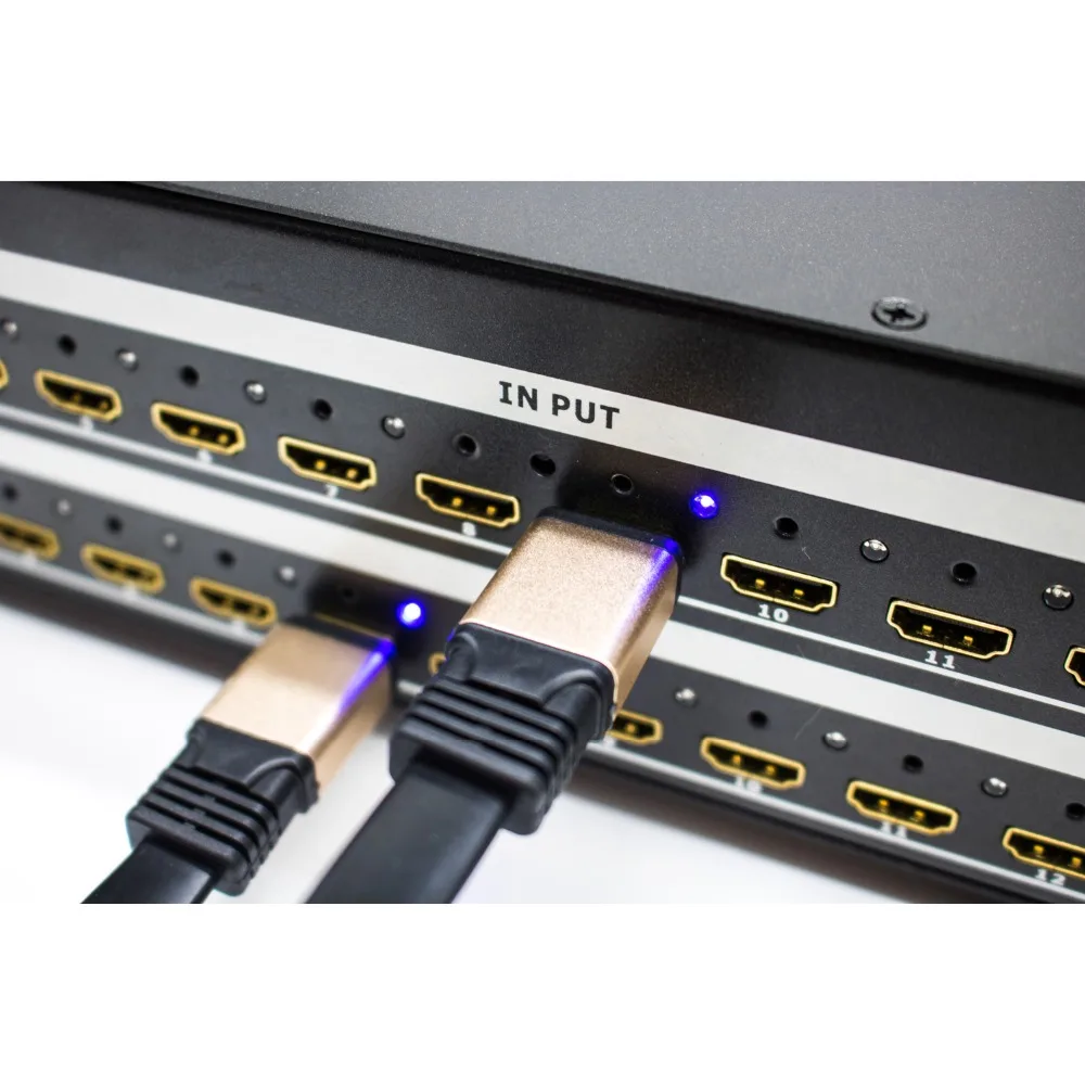 ISEEVY 8x8 HDMI матричный коммутатор с 8 в каналов Поддержка 4K x 2K @ 30Hz 1080P3D 60Hz HDCP 1 4 Blue ray
