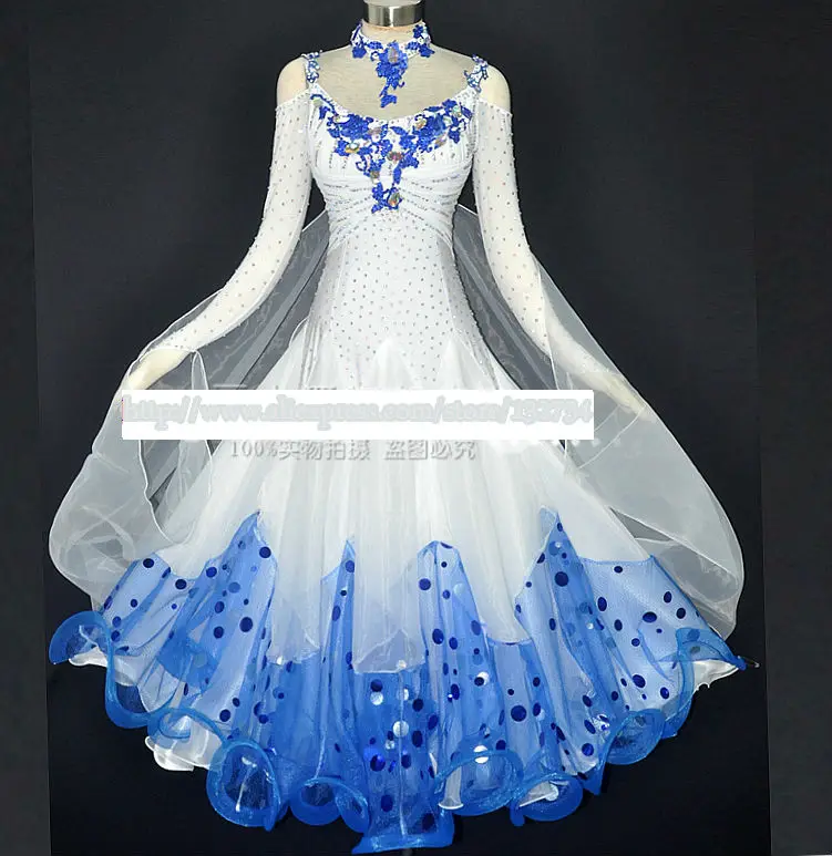 Modern Waltz font b Tango b font Ballroom font b Dance b font Dress Handmade font