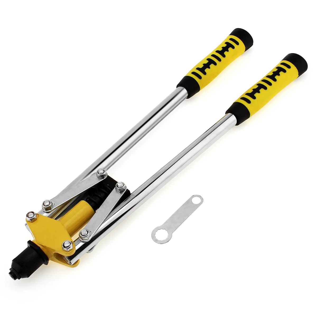 

Steel & Rubber Pull Rivet Nut Gun Manually Pull Riveting Gun for Workshop / Home Crafts / Modelers