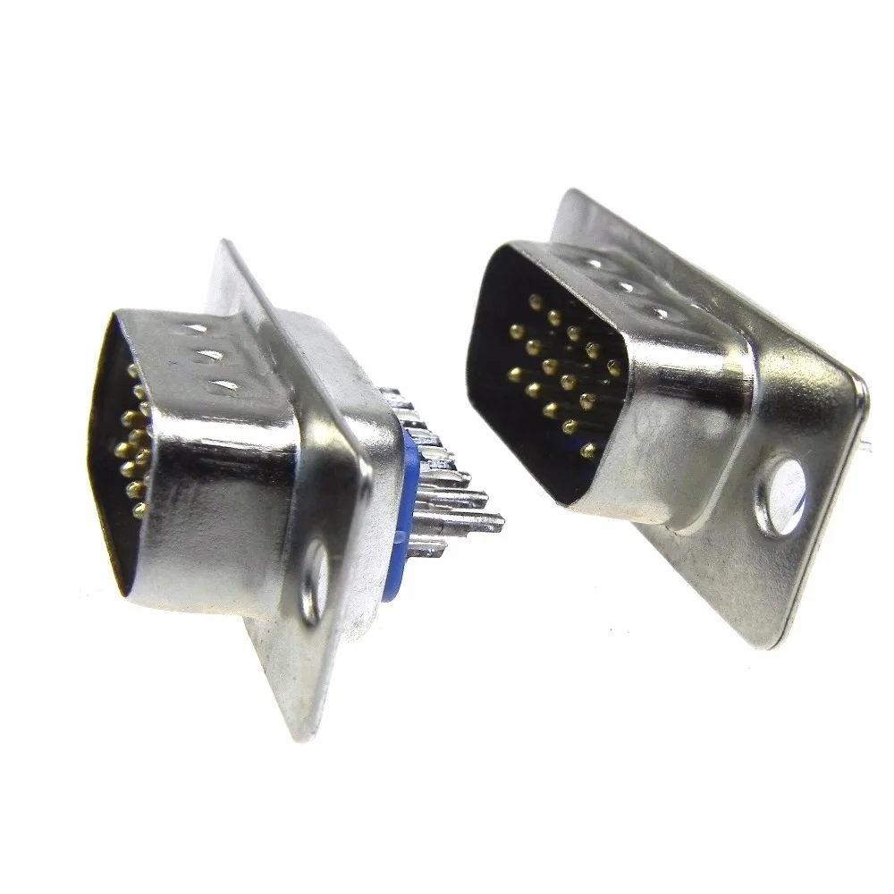 DB15-15pin male cable wire soldering type socket connector 3