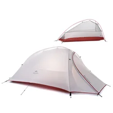 Naturehike сверхлегкий 1 человек палатка двойной-слой палатка легкие 4 сезона палатка NH15T001-Т