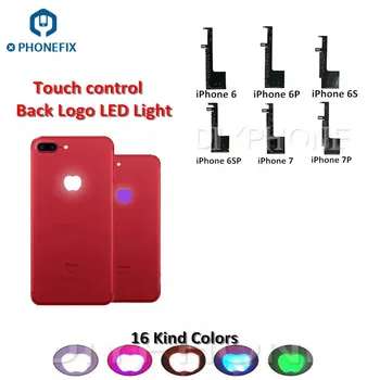 

PHONEFIX Back Logo Lighting LED Flex Cable For iPhone 6 6P 6S 6S Plus 16 Colors Back Lighting LED With Phone Opeing Tools