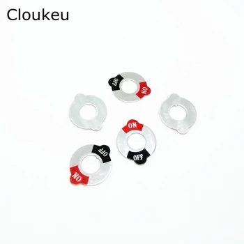

10Pcs 6MM Rocker switch Switch signs indicator ON-OFF 2File