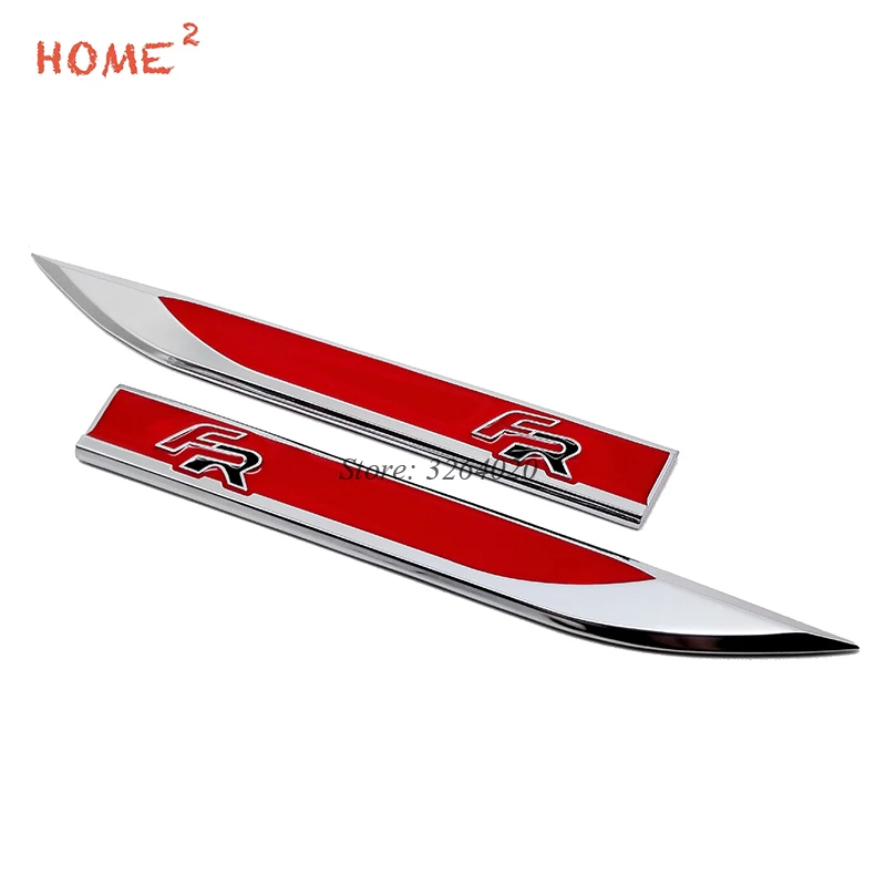 Car Styling Side Fender Stickers Metal Blade Shape Badge Emblem Decals for FR Logo for Ford Ferrari Renault Toyota Nissan Vespa Car Styling Side Fender Stickers Metal Blade Shape Badge Emblem Decals for FR Logo for Ford Ferrari Renault Toyota Nissan Vespa