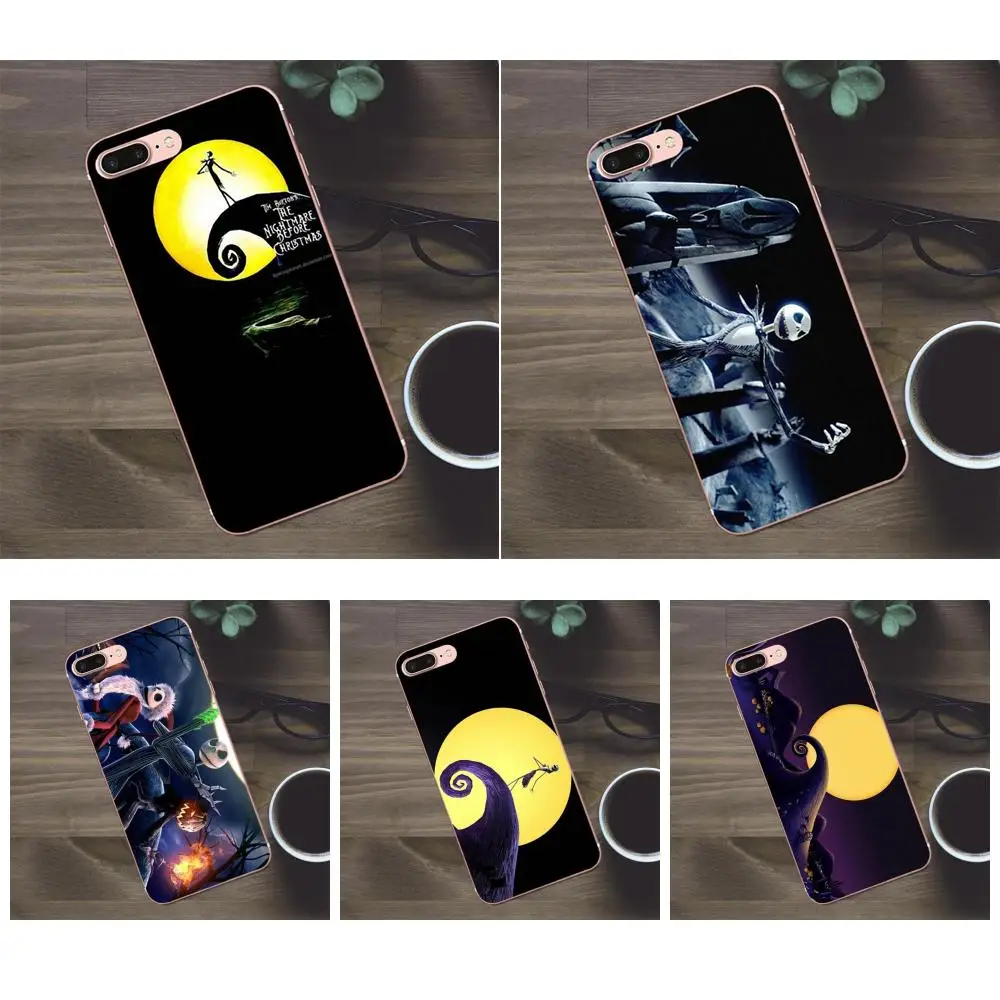 For Apple iPhone 4 4S 5 5C SE 6 6S 7 8 Plus X Galaxy A3 A5 J1 J2 J3 J5 J7 2017 Cover Case Tim Burton Nightmare Before Christmas | Мобильные