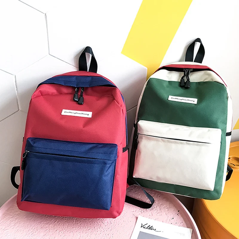 DORANMI студенты школьный панелями холст рюкзаки 2018 Горячие Lighweight Bagpack Путешествия