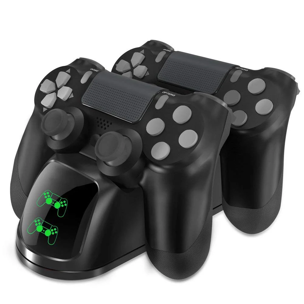 

for Sony Playstation 4 Controller Stand Dual USB Charging Charger Dock Station for PS4 / PS4 Slim / PS4 Pro Controller