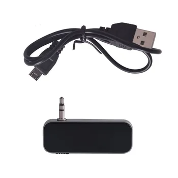 

Bluetooth Car Kit FM Transmitter Audio Adapter Car Kit, Bluetooth in-Car FM Transmitter Mini AUX adapter with Built-in 3.5mm Aux
