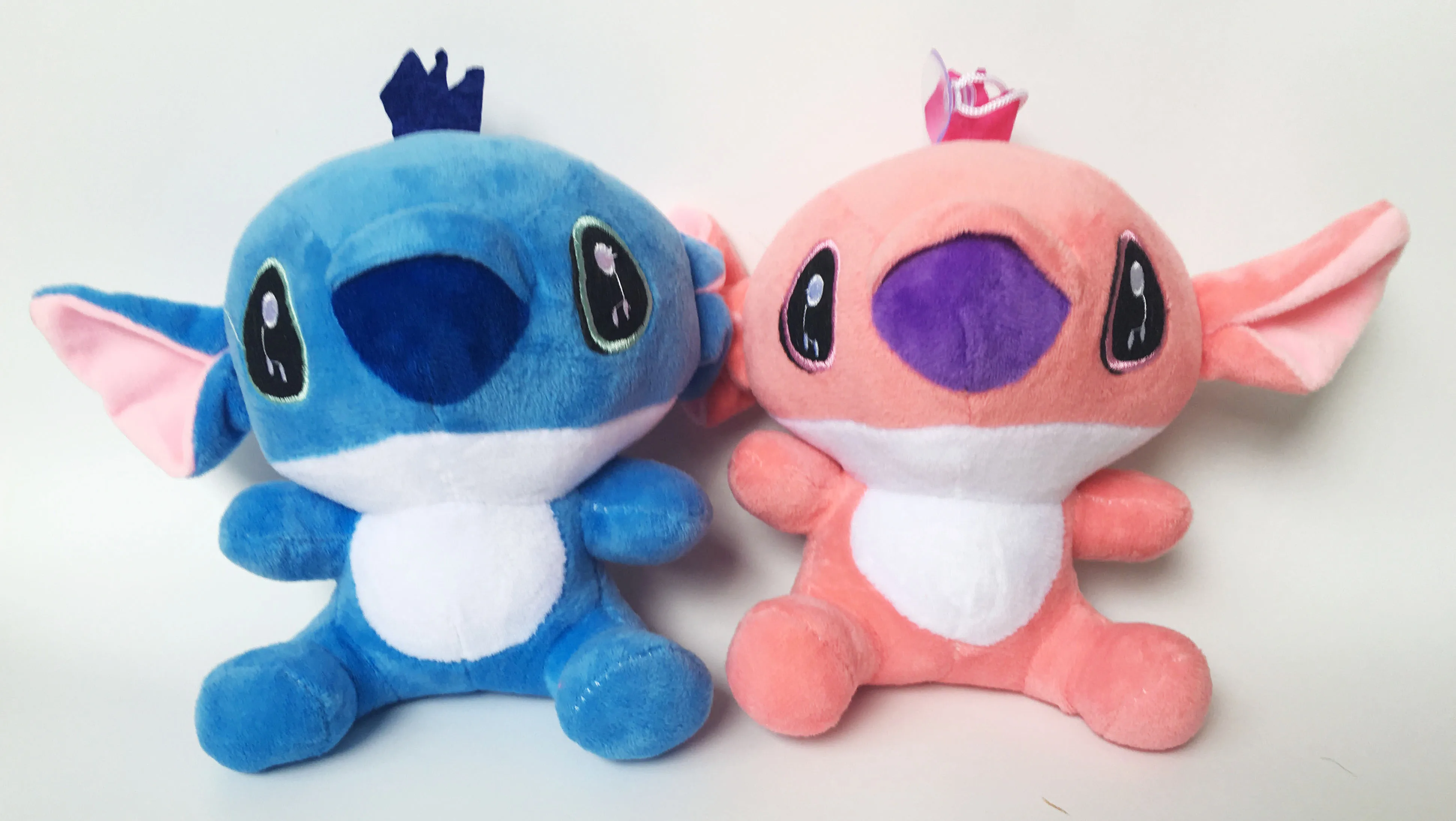 

Kawaii Stitch Anime Dolls Toys Stich Q Scrump Action Figures Juguetes Mini Decor Landscape Lilo Doll Collection Toys Best Gifts