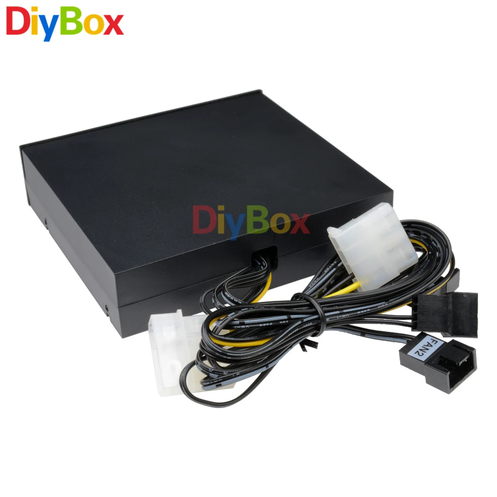 

3.5inch Fan Speed Controller PC HDD CPU 4 Channel Fan Speed Controller Led Cooling Front Panel Promotion for Cooling Fans