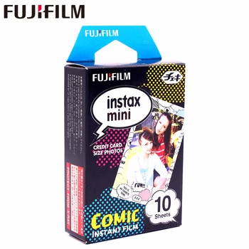 

New Fujifilm 10 sheets Instax Mini Comic Instant Film photo paper for Instax Mini 8 7s 25 50s 90 9 SP-1 SP-2 Camera