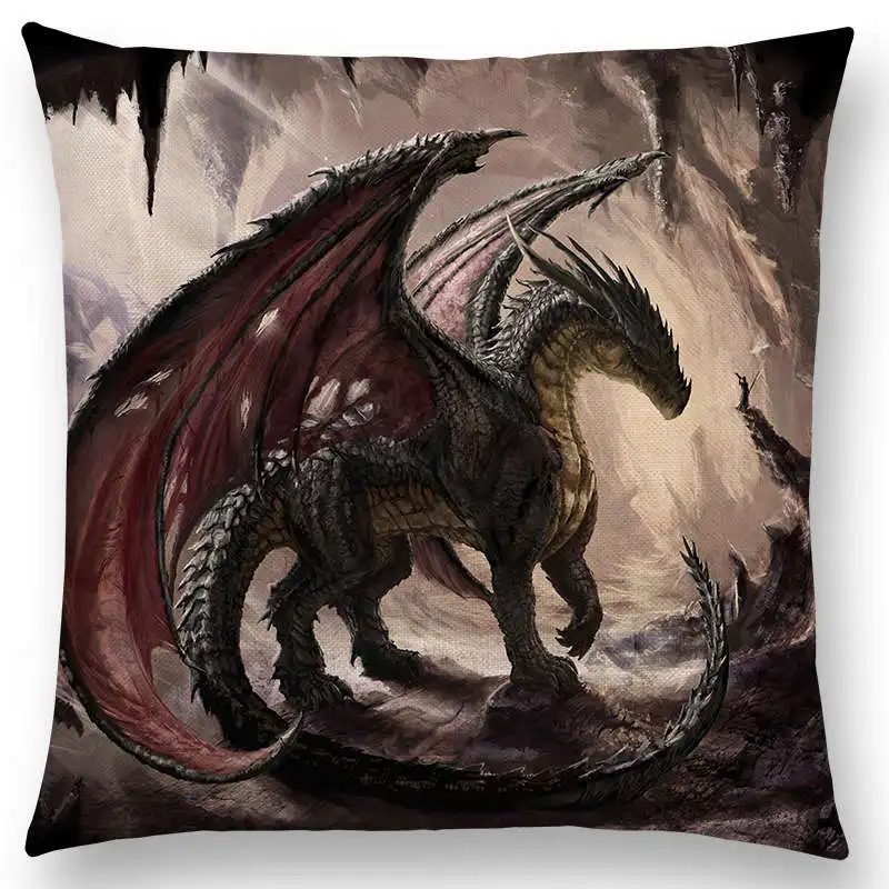 Чехол для диванной подушки с изображением дракона|sofa pillow case|cushion covercushion cover case |