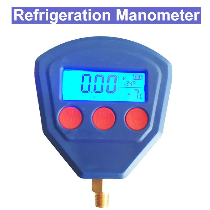 R22 R410 R407c R404a R134a Air Conditioner Refrigerant Low & High Pressure Gauge Psi Kpa