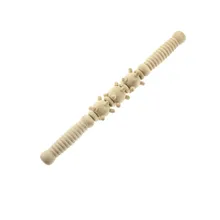 33cm Long Wooden Home Spa Muscle Roller Stick Cellulite Blaster Deep Tissue Fascia and Trigger Point Release Self Massage Tool