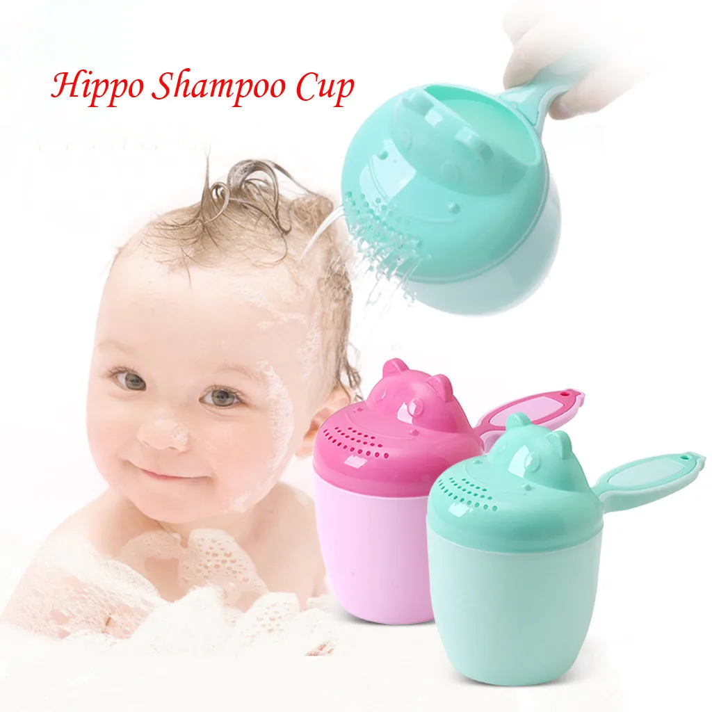 

ISHOWTIENDA Baby Bath Waterfall Rinser Kids Shampoo Rinse Cup Bath Shower Washing Head