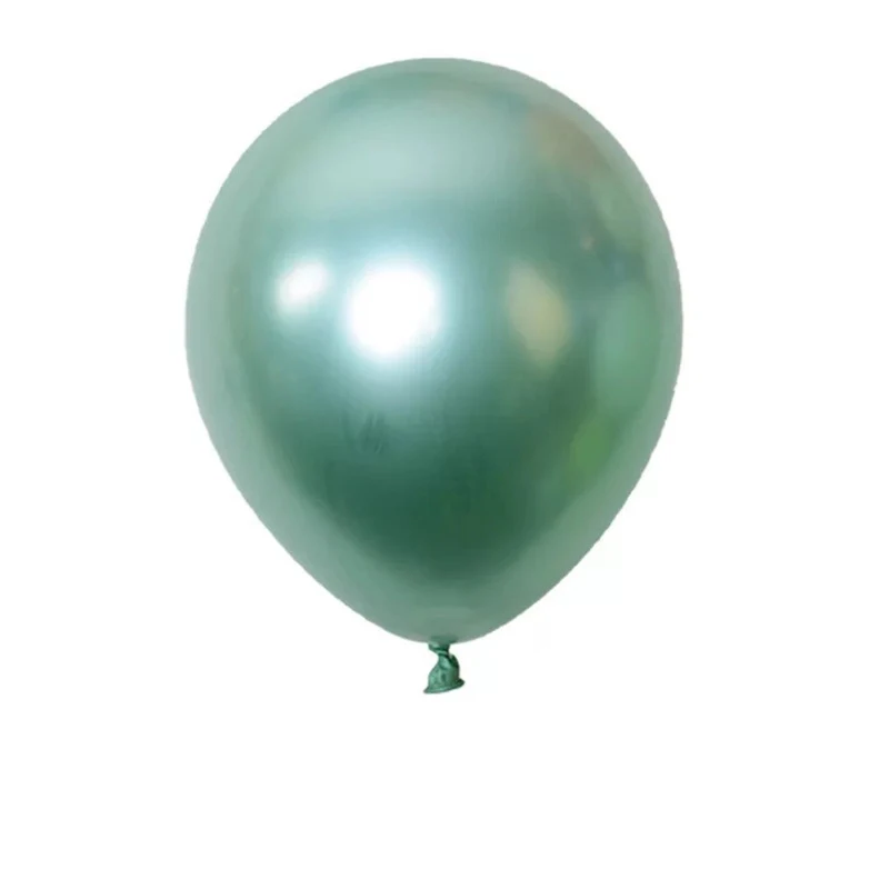 50pcs 12inch New Chrome Metallic Latex Balloons Thick Metallic Globos Inflatable Air Balloon Birthday Party Decoration Ballons