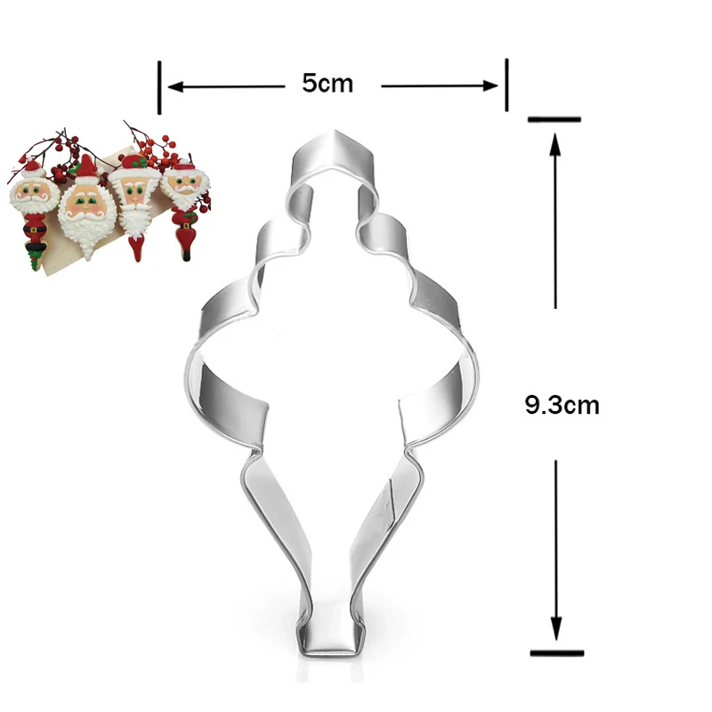 1pcs patisserie reposteria Kitchen Bakeware Christmas series Metal Cookie Cutter Fondant Cake Decor Tool Biscuit Pastry Mould cookie cutter baking mold cookie mould fondant cutter baking decorating tools cookie maker press kit pastry cutter