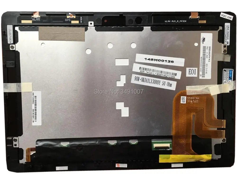 ЖК-экран с сенсорным экраном и дигитайзером в сборе рамкой TCP10C93 V0.3 для Asus Eee Pad TF201