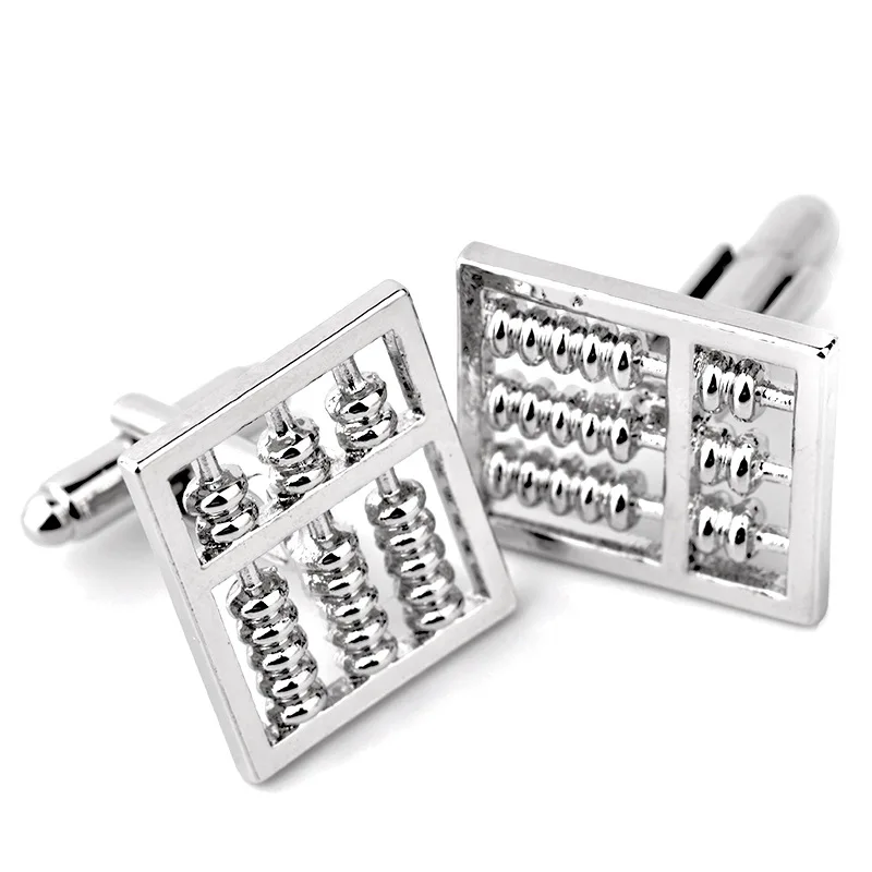 Запонки Abacus запонки для мужчин свадьбы бизнеса ювелирных изделий|Зажимы